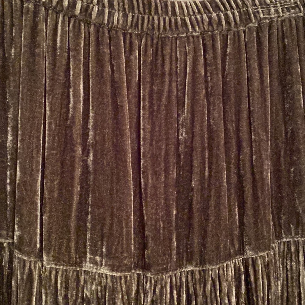 NWT Double D Ranch Water Carrier Silk/Velvet Skirt Bohemian Boho Western - Picture 3 of 12